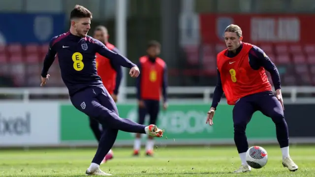 Declan Rice and Conor Gallagher