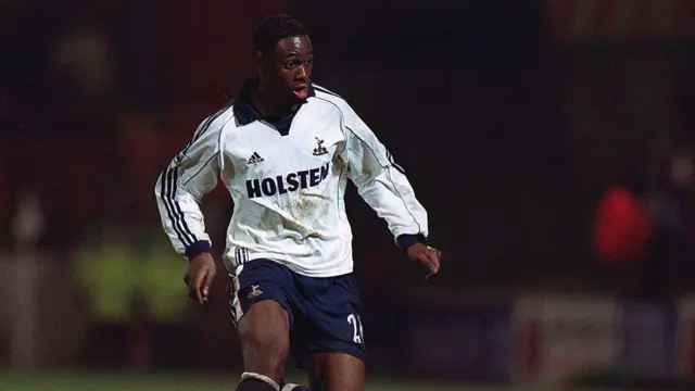 Ledley King playing for Tottenham