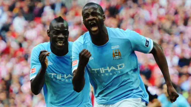 Yaya Toure celebrates