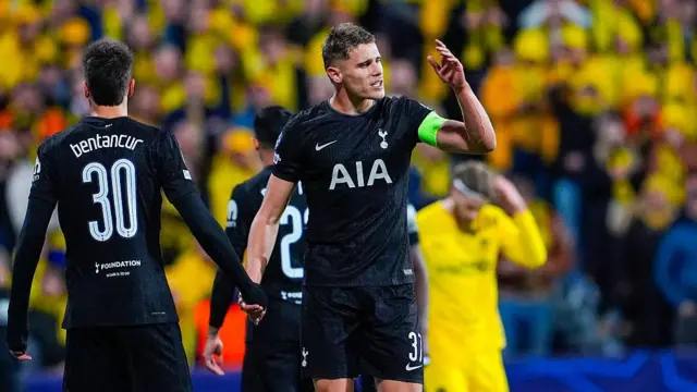 Tottenham's Micky van de Ven v Bodo/Glimt
