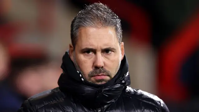 Ex-Leicester boss Marti Cifuentes during the 1-1 draw at Wrexham