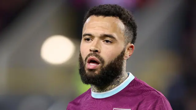 Quilindschy Hartman in action for Burnley