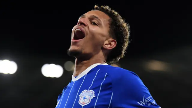 Omari Kellyman celebrates 