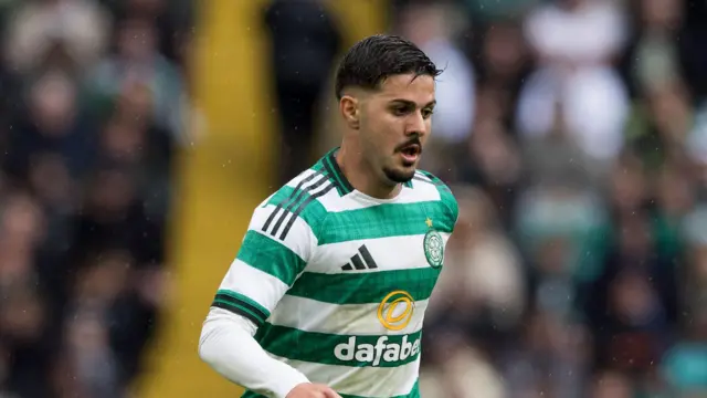 Marco Tilio in action for Celtic