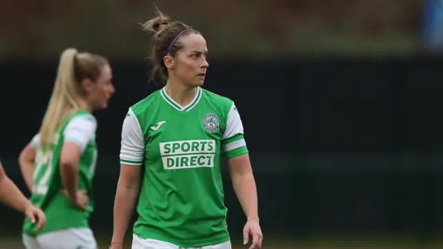 Joelle Murray in action for Hibs