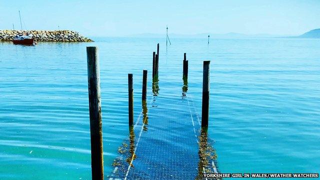 Clear waters on the coast