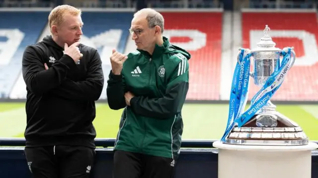Neil Lennon and Martin O'Neill