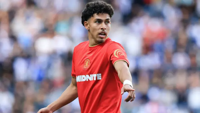 Jeremy Sarmiento playing for Middlesbrough in their game against Blackburn Rovers on Saturday