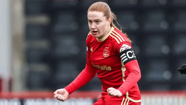 Aberdeen captain Hannah Stewart