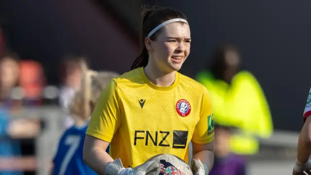 Emma Thomson made nine appearances for Spartans last season