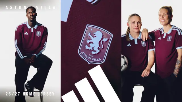 Aston Villa's 2026-27 home kit