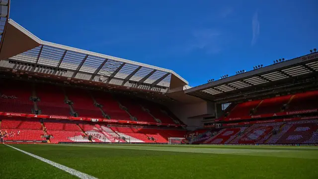 General view of Anfield 