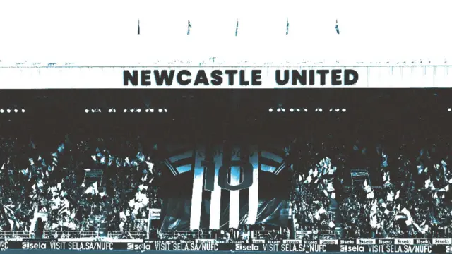 Newcastle United fans at a home match