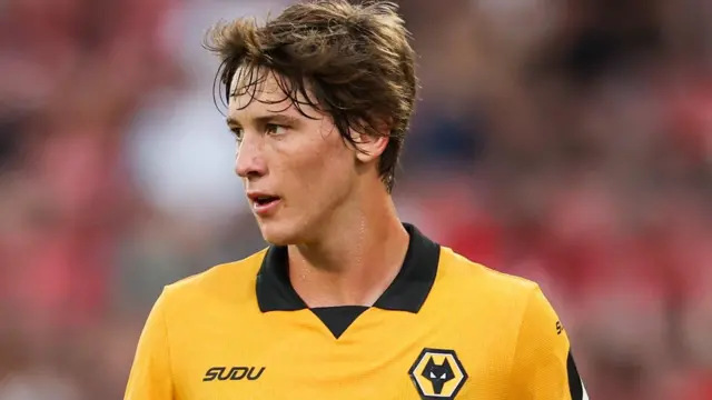 Fer Lopez playing for Wolves