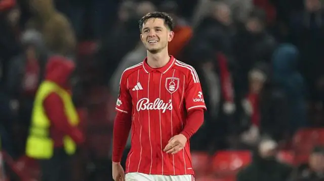 James McAtee for Nottingham Forest