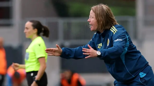 Scotland head coach Melissa Andreatta