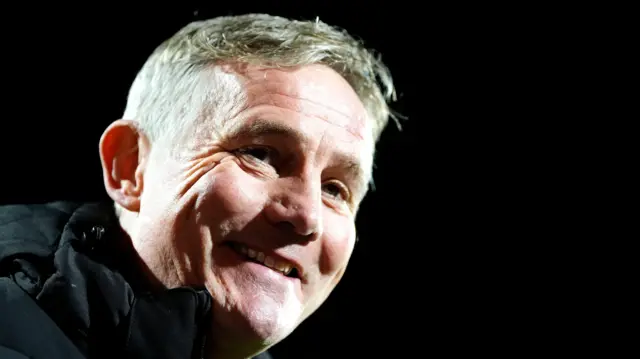Wrexham manager Phil Parkinson smiles