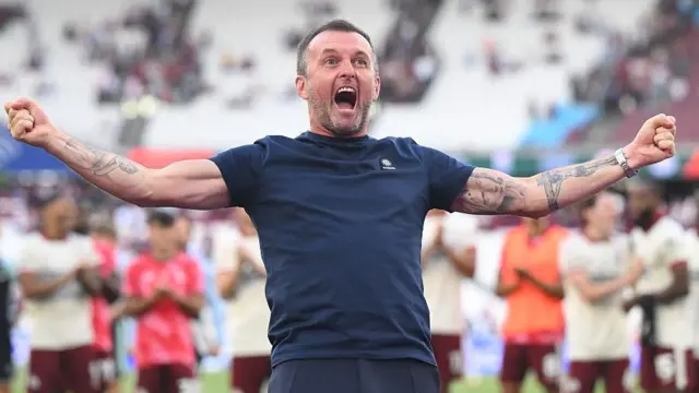 Charlton manager Nathan Jones after the win at West Ham
