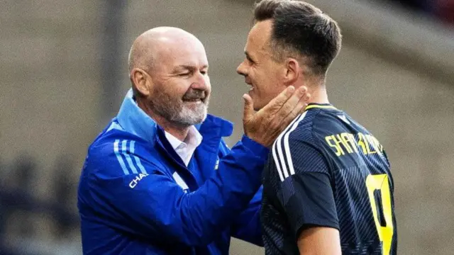 Steve Clarke and Lawrence Shankland