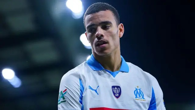 Mason Greenwood in action for Marseille