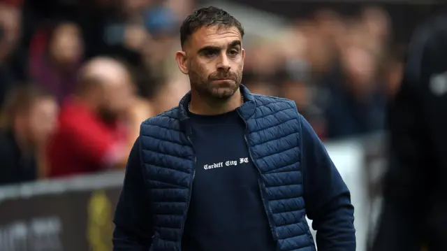 Omer Riza during the draw at Bristol City