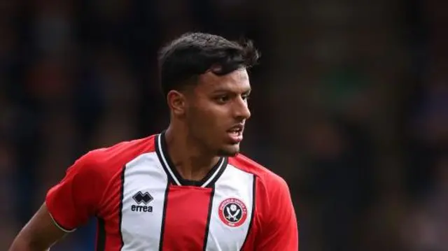 Sai Sachdev in action for Sheffield United