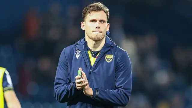 Nik Prelec applauds Oxford fans