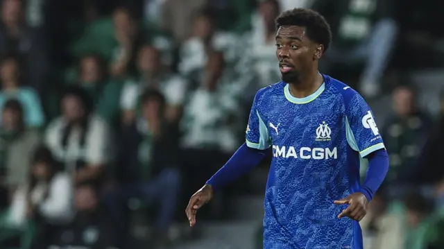 Angel Gomes in action for Marseille