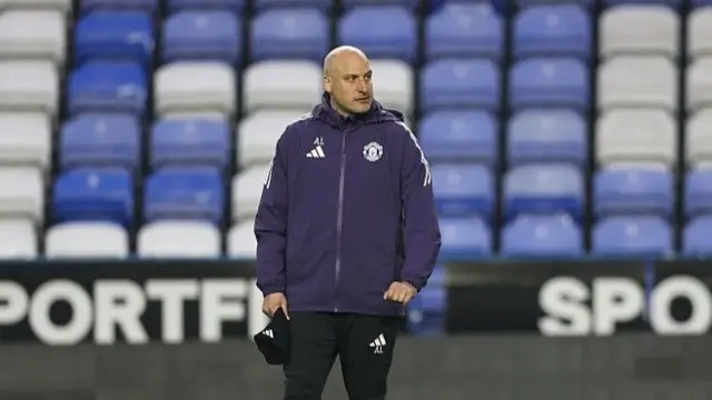 Manchester United Under-21 coach Adam Lawrence