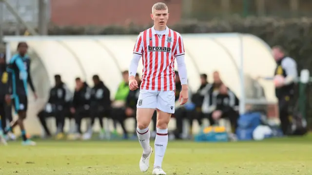 Stoke City striker Luke Enright. 