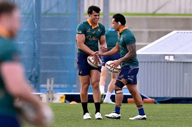 Joseph-Aukuso Suaalii and Len Ikitau