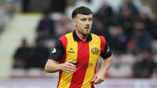 Oisin Smyth in action for Partick Thistle