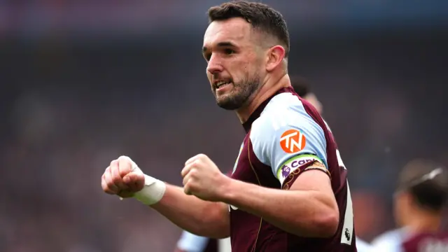 John McGinn celebrates