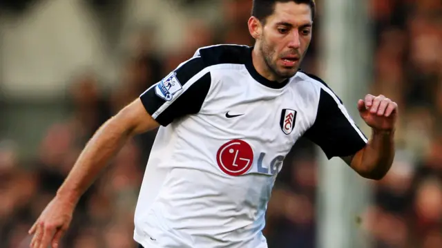 Clint Dempsey in action for Fulham