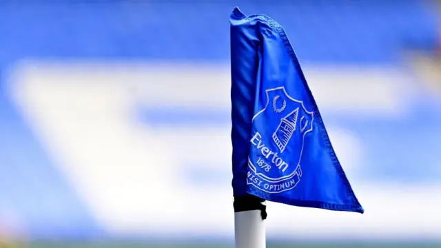 Everton corner flag