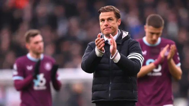 Scott Parker applauds