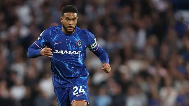 Reece James in action for Chelsea