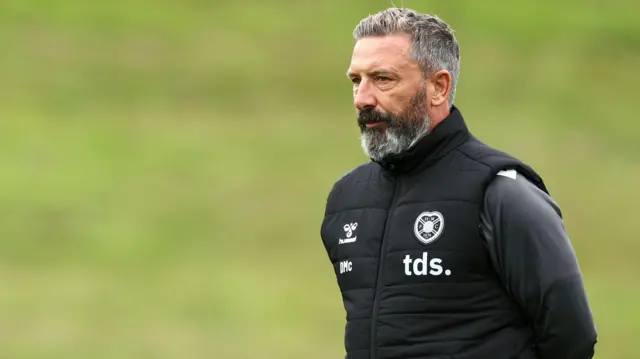 Hearts manager Derek McInnes