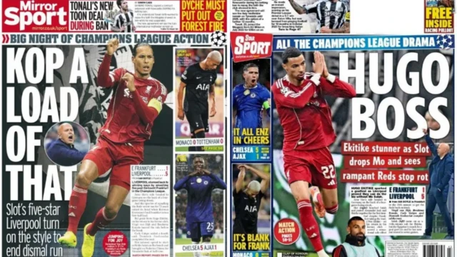 The Mirror and The Star back pages