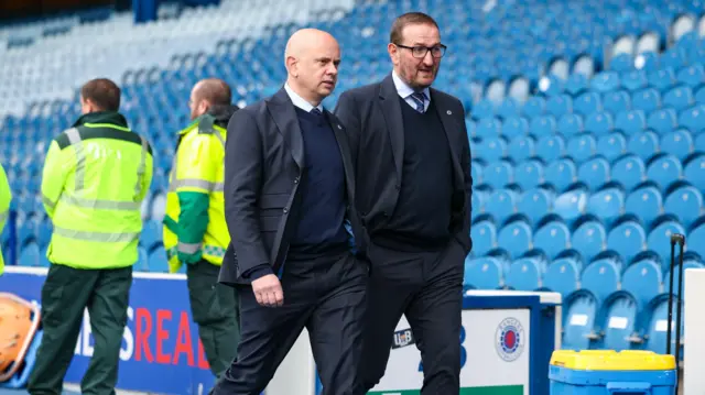 Rangers announced the departure of Kevin Thelwell and Patrick Stewart on Monday