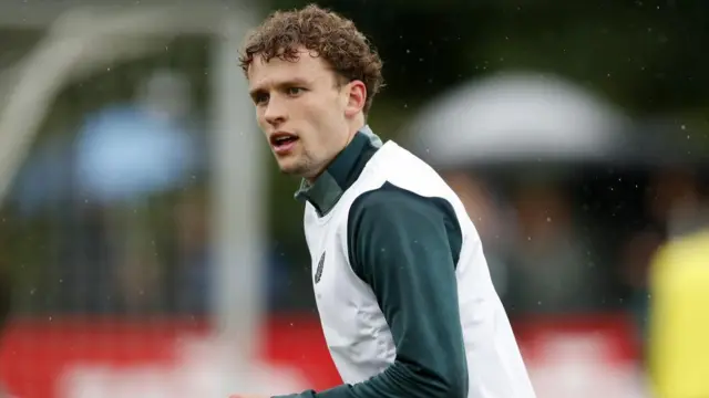 Mats Wieffer in training for Feyenoord