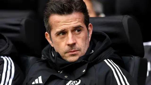 Marco Silva looks on from bench