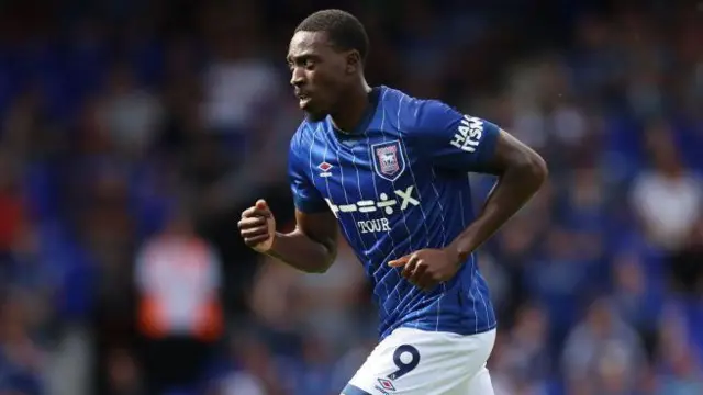Freddie Ladapo in action for Ipswich Town