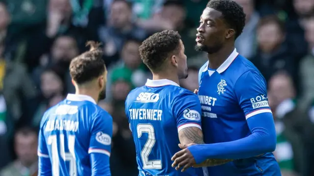 James Tavernier and Emmanuel Fernandez