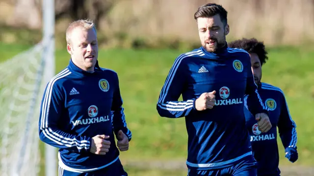 Steven Naismith and Russell Martin