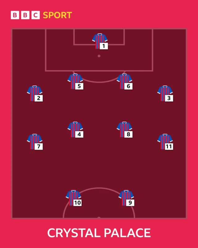 Palace team selector graphic