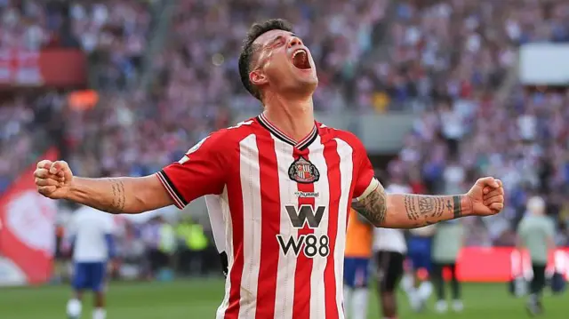 Granit Xhaka celebrating
