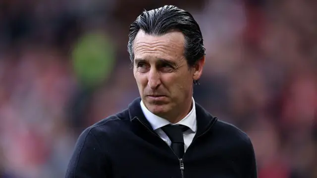 Emery ahead of Villa vs Manchester United