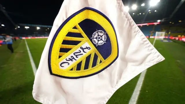 Leeds United corner flag at Elland Road