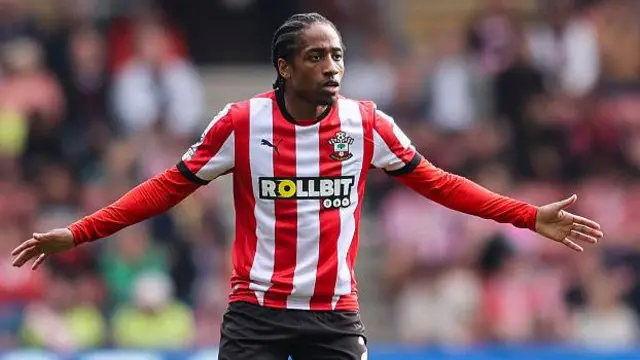 Kyle Walker-Peters playing for Southampton